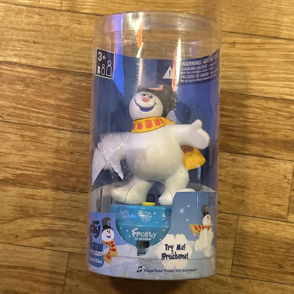 2009 Gemmy Frosty the Snowman Singing Dashboard Driver, Rare Collectible